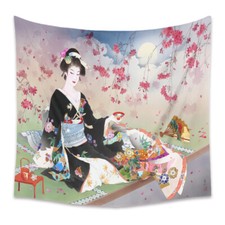 Japanese songstress tapestry - japanese,