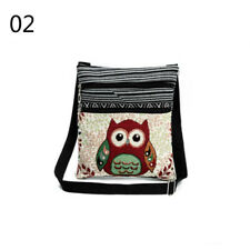 Lady Owl Embroidered Bag