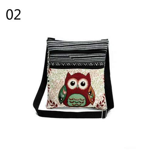 Lady owl embroidered - lady,