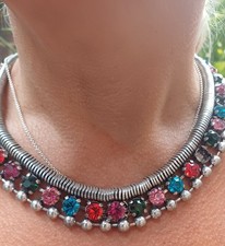 multi colour stone swarovski