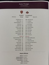 Arsenal v Sunderland 7th