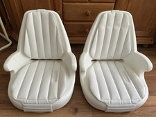 Pair of Vetus White Boat Seats