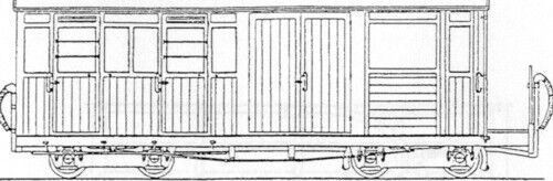 Festiniog bogie luggage - festiniog,