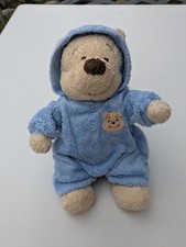 The Disney Store Pooh Blue Romper Soft Toy