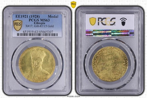 Ethiopia ras tafari gold - ,,