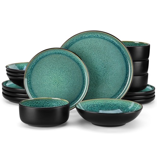 Green dinnerware set for - for, 4