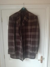 Mens brown checkered Two-piece