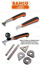 Bahco TCT Pocket Hand Scraper For Wood/Paint/Metal Cabinet or Replacement Blade