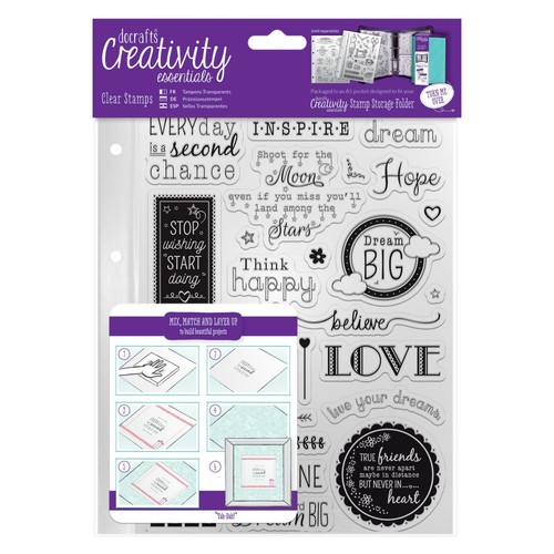 Docraft clear stamp - set, 31