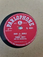 Tommy Watt Orch. Rock A Bugle Sidemen Tubby Hayes 78rpm 1957