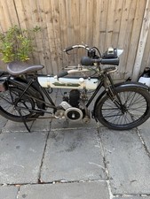 1923 Baby Triumph 250 Cc Vintage Belt Drive Machine Classic Motorcycle Bike
