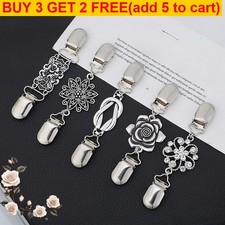 Women Blouse Shawl Rose Brooch