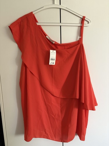 Orange women vest blouse - orange,