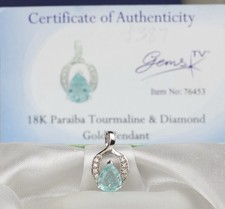 18ct Gold Mozambique Paraiba