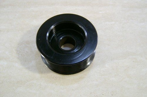 Solid alternator pulley steel - solid,