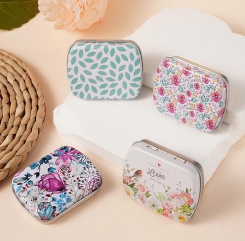 4pcs mini hinged tin - mini,
