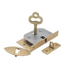 Small Brass Gold Lock +