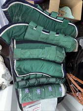 Pony Travel Boots, Bandages And Tail Wrap In Green