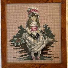 Vintage Framed Needlepoint