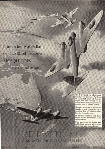 Ww2 mosquito aircraft advert - ww2,