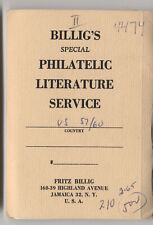 Billig's special philatelic