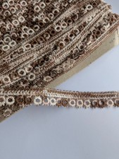 FULL CARD 47 metres of Guipure/macramé vintage 25mm cotton lace trim