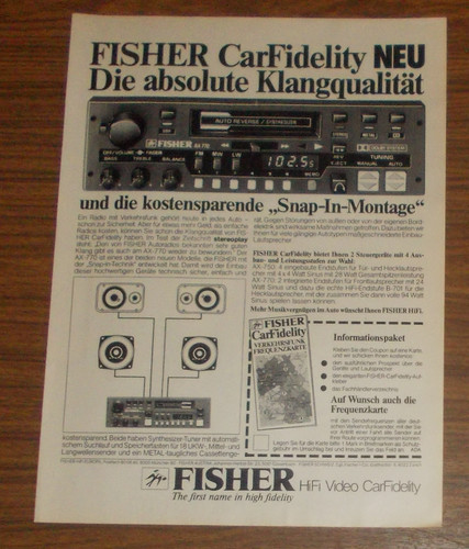 Rare advertising fisher - rare,