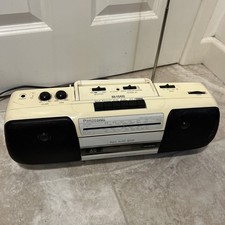 Panasonic White Boombox Stereo
