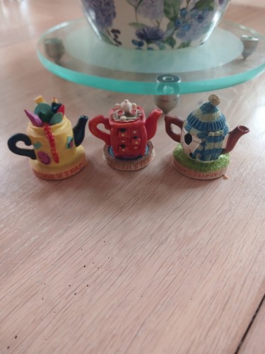Tetley tea miniature teapot - tetley,