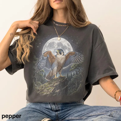 Peregrine falcon moonlight - peregrine,