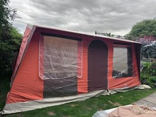 Vintage Andre Jamet canvas frame tent, 3 bedrooms, excellent condition