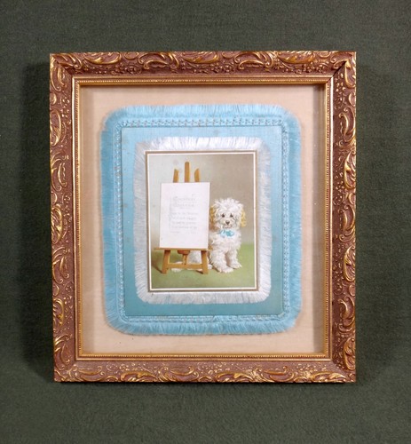 Antique framed fringed - antique,