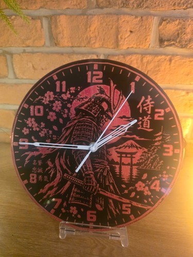 Samurai inch acrylic wall - inch,