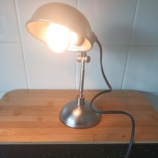 HABITAT Tommy Desk Lamp Silver