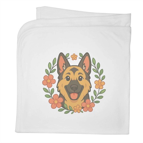 German shepherd floral - 'german,
