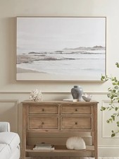 Shoreline framed canvas indoor - canvas,