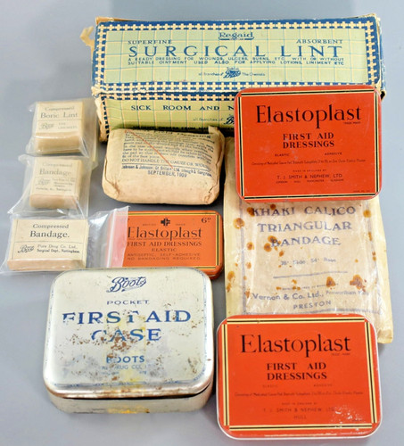 Vintage medical bandages - medical,