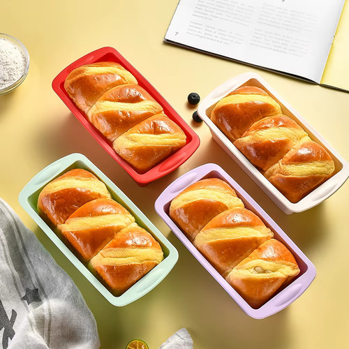 Silicone mini loaf pan - pan, non