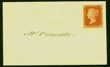 GB QV Penny Red 1854 On UNUSED