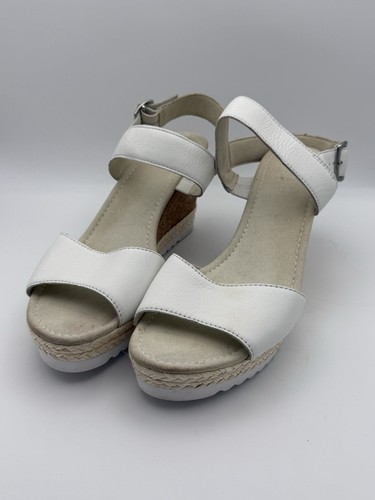 Gabor white wedge sandals - gabor,