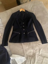 Pikeur Show Jacket, Navy with Diamanté collar and buttons, Size 8/10