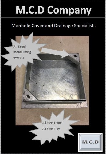 Manhole cover recessed - manhole,