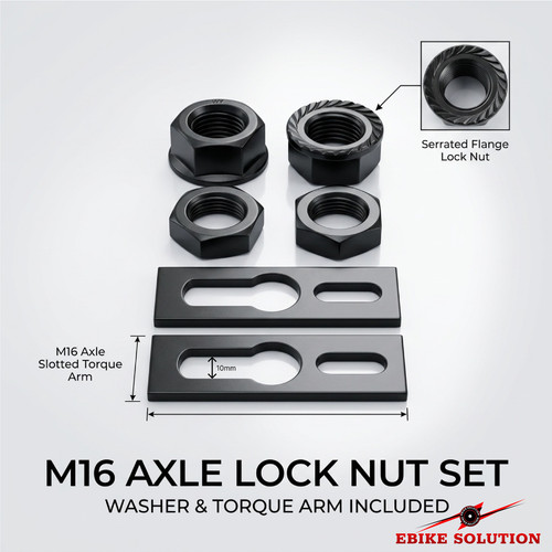 M16 axle lock nut - lock, washer