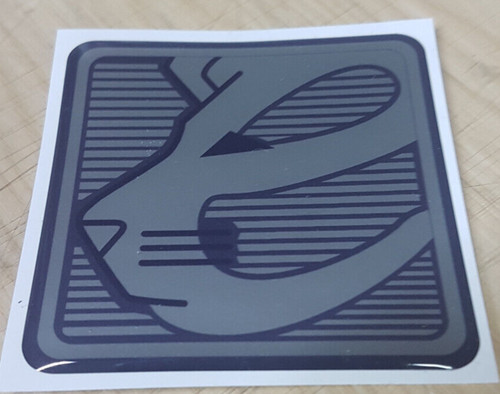 Elddis caravan badge dent - badge,