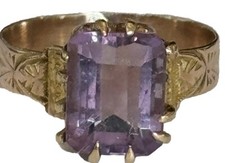 ANTIQUE VICTORIAN 9K ROSE