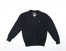 Le Breve Mens Blue V-Neck