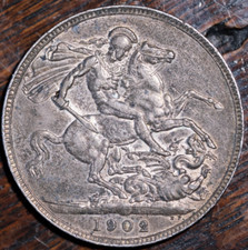1902 Edward VII Silver Crown
