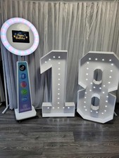 Photobooth with LED Number