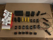 Hornby mechanical switches, Point Motors, Power Clips Etc Job Lot