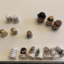 15 Pottery Thimbles Brambly